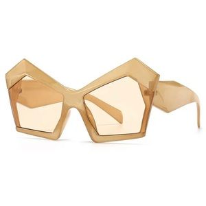 WOMEN GEOMETRIC FRAMES SUNGLASSES NEW